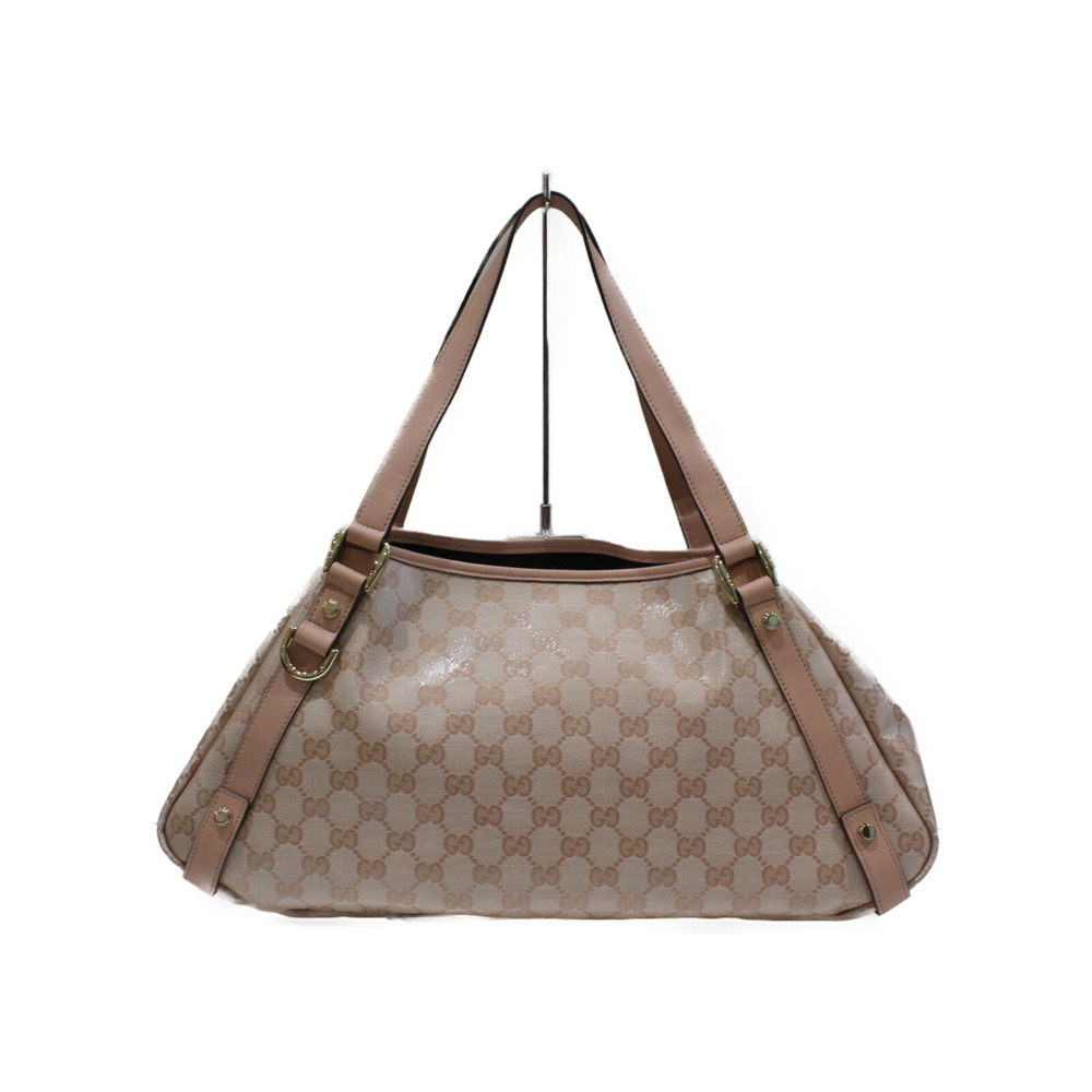 Gucci Handbag Pink Tote Enamel Leather Bag - Picture 2 of 7